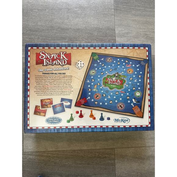 Rare Little Debbie Snack Island Board game - One Sweet Adventure! Factory Sealed - Picture 2 of 2